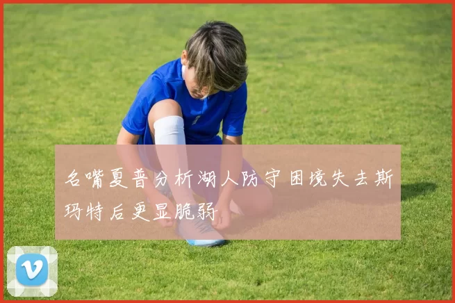 名嘴夏普分析湖人防守困境失去斯玛特后更显脆弱